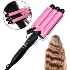 Pinza Rizadora Ondas Sirena Tres Tubos